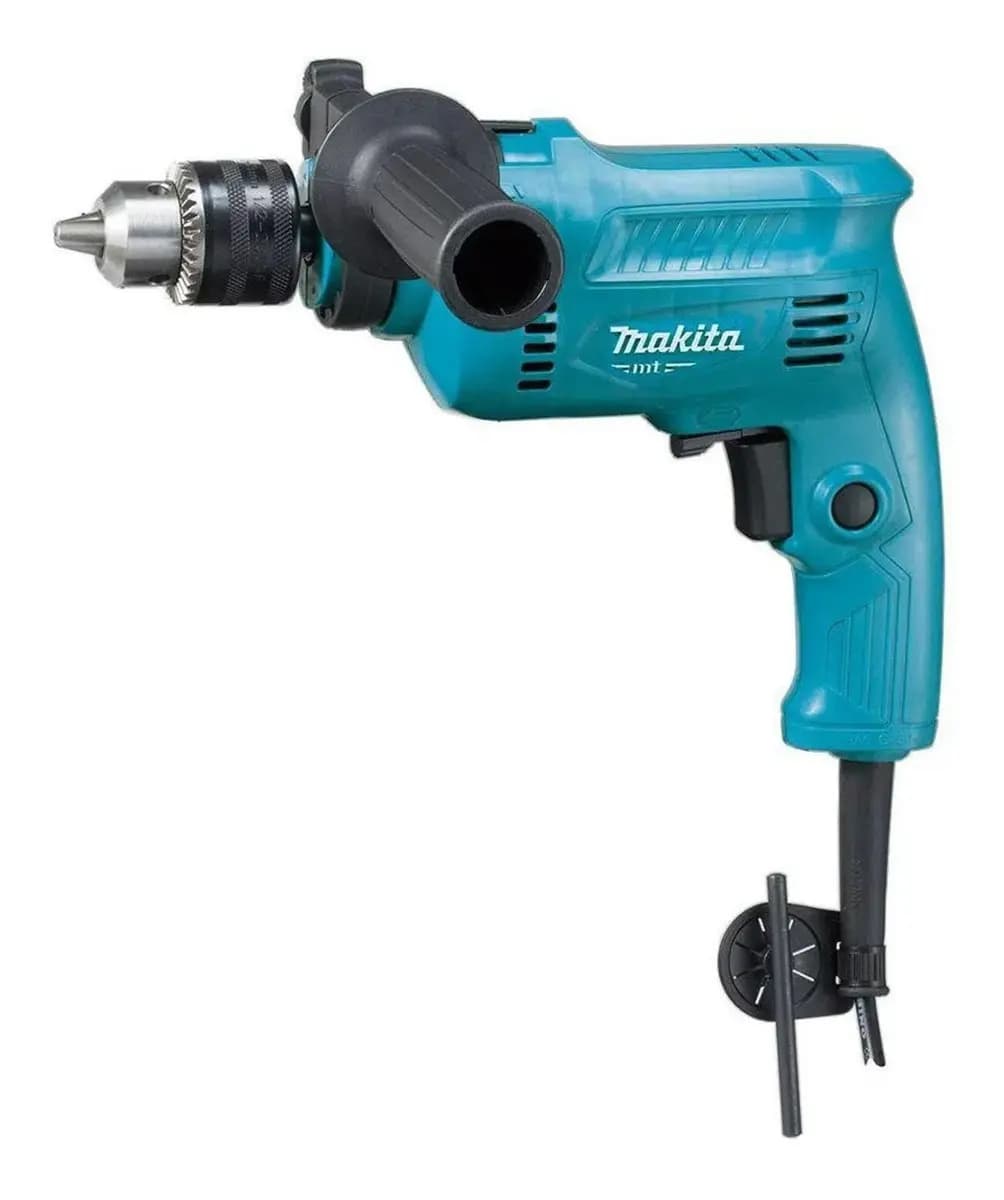 Taladro percutor atornillador eléctrico de 13mm Makita M0801B 500W + accesorio con caja de cartón 50Hz/60Hz